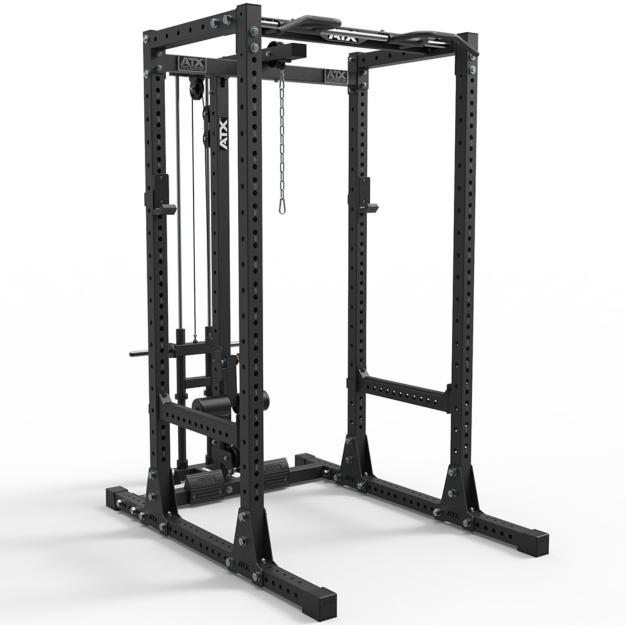 ATX® POWER RACK 750 - SET 140 - Jaula de potencia + estación de poleas PRO