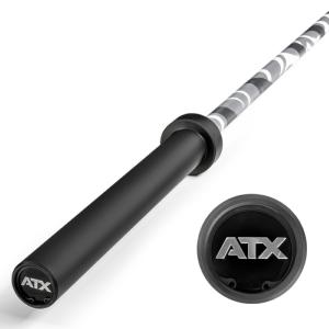 ATX® Barra olímpica - Multipower diseño Camuflaje - 20kg y 220cm - Rodamientos de agujas