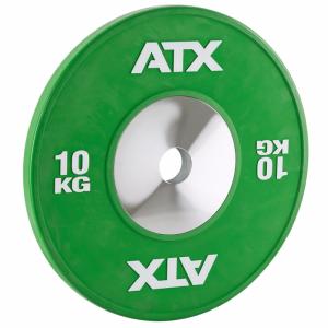 ATX® Discos de peso parachoques de goma, 50mm de colores, Alta calidad