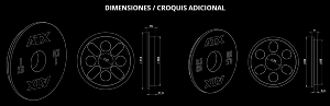 ATX® Magnetic Add-Weight / Selección 0,5 + 1 kg