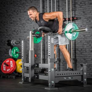 ATX® Máquina de musculación: Estación de Remo con barra / Peso muerto