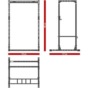 ATX® POWER RACK PRX-510 Altura 195 CM - Jaula de entrenamiento básica