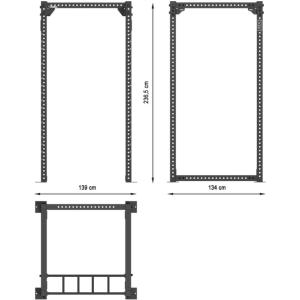 ATX® Jaula de potencia - Power Rack - 840