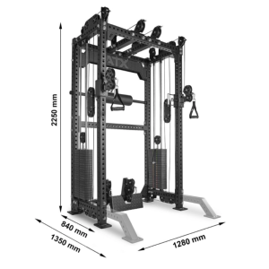 ATX® Multi Pull Half Rack - Medio rack con cruce de poleas