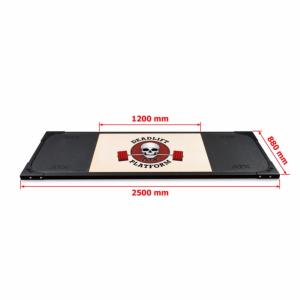 Plataforma de Peso Muerto ATX®, con sistema de absorción de choque, logo ATX-cráneo