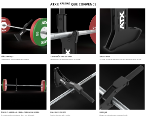 ATX® Deadlift Bar Jack, elevador para barra simple/unilateral