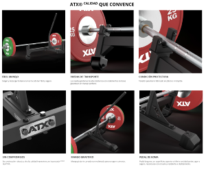 ATX® Deadlift Bar Jack, para cargar y descargar la barra de forma segura - con ruedas
