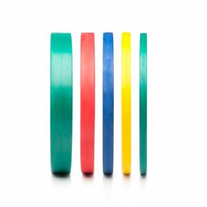 Discos de peso de 50 mm recubierto de goma de colores