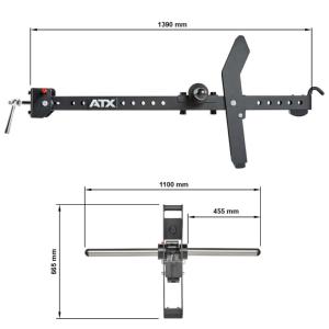ATX® Belt Squat Option - Dispositivo para entrenar sentadillas - Series 600, 700, 800