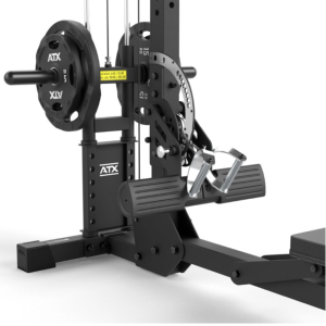 ATX® Estación de poleas y máquina de remo - carga con discos de peso
