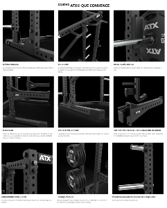 ATX® HALF RACK 780 con extensión de almacenamiento