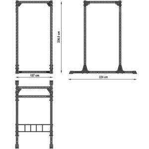 ATX® Jaula de potencia - Power Rack - 820