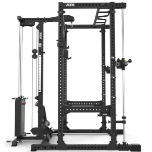 ATX® POWER RACK KPS-200 con estación de poleas PRO - columna de pesos + multipower