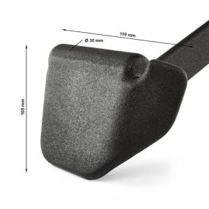Lat - Row Foam Grip - Maneral ancho para remo 52 cm - Posición interior