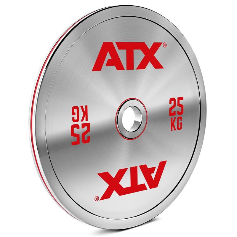 de peso de acero calibrados ATX Powerlifting