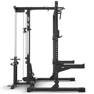 ATX® HALF RACK 780 con estación de poleas - carga con discos de peso