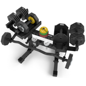 ATX® Soporte de almacenamiento ajustable para mancuernas octogonales - XL