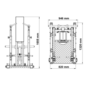ATX® Press de pecho de pie