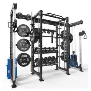 ATX Cable Cross Rack con 2 columnas de 90 kg de peso - Estacin completa - Multigimnasio