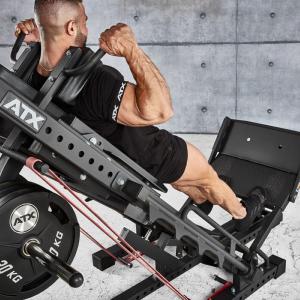 ATX® Máquina de gimnasio: Prensa - Hack Squat Combo 4 en 1