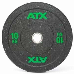 ATX® Discos de peso de caucho parachoques, 50mm, puntos de colores