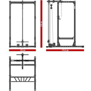 ATX® - POWER RACK 720 - H215 - Jaula de potencia + estación de poleas 520 / 650-PL