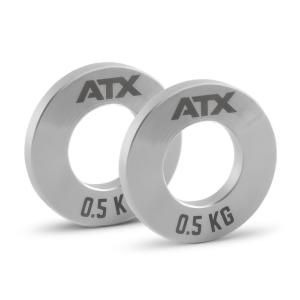 ATX® Mini Fractional Steel Plates - Juego completo 2 x 0,25 + 2 x 0,5 + 2 x 1.0 kg