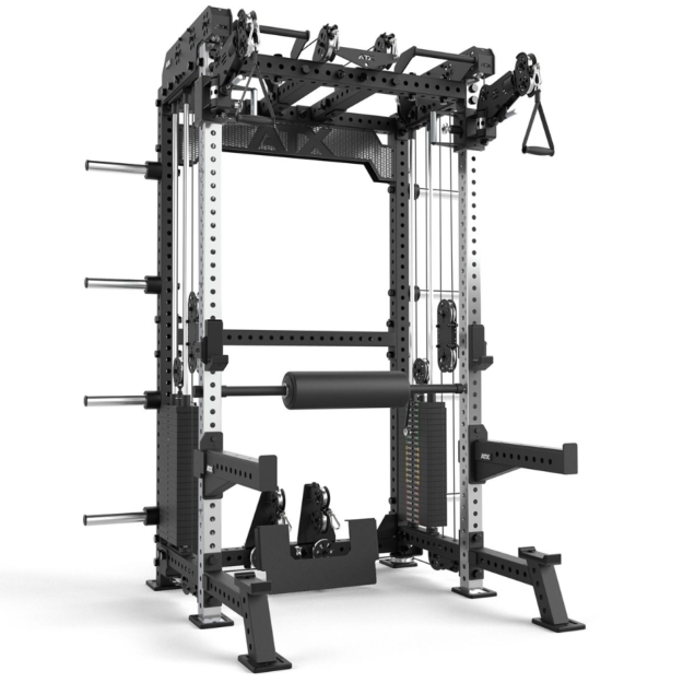 ATX® Multi Pull Rack 2.0 con 2 columnas de pesos de 110 kg