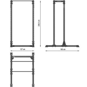 ATX® Half Rack 810 + EXTENSION 800 - F