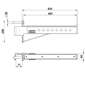ATX® Safety Spotter Arms - Serie 700 - Barras de seguridad SPO-700