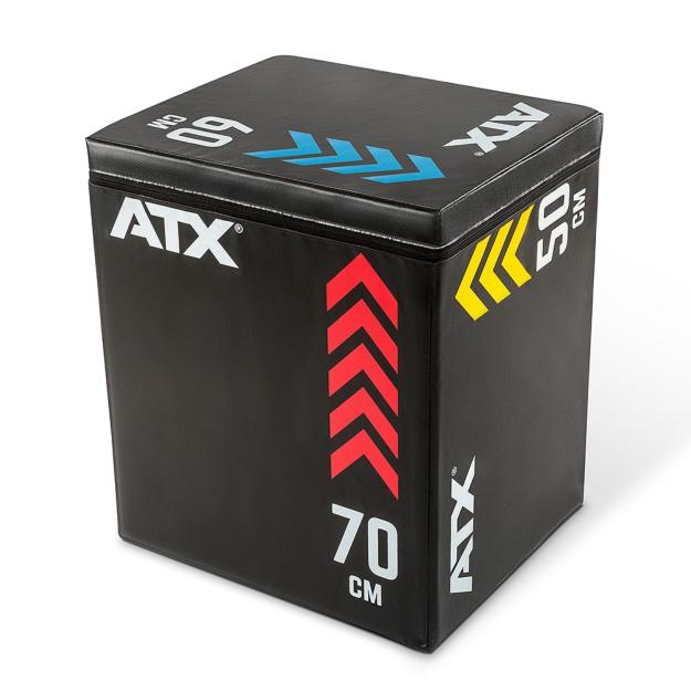 ATX® Soft Plyo-Box - Cajón pliométrico técnica y salto - 50 x 60 x 70 cm