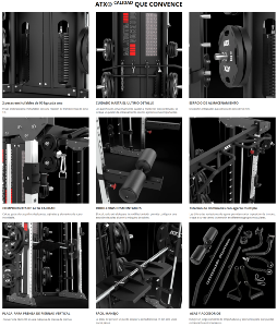 ATX® Multigym GMX-2000 con 2 columnas de peso de 90 kg