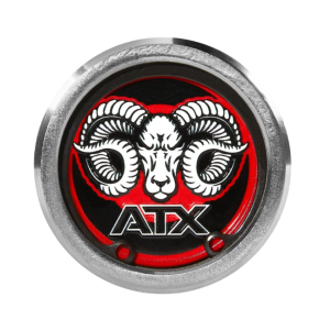 ATX® RAM BAR II, Barra powerlifting - PRO Series - óxido negro-cromo duro