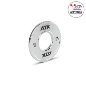 ATX® Discos de peso de acero calibrados - pesos disponibles: 0,25kg, 0,5kg, 1,25kg y 2,5kg - Precio por unidad