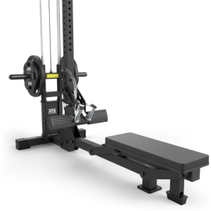 ATX® Estación de poleas y máquina de remo - carga con discos de peso