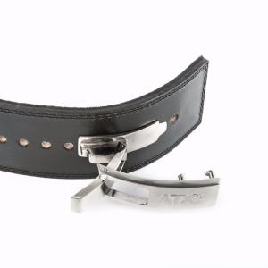 ATX® Cinturón Profesional Clip - Cuero negro con interior rojo - Tallas: S - XXL