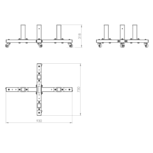 ATX® Option Storage - Rack para accesorios de banco