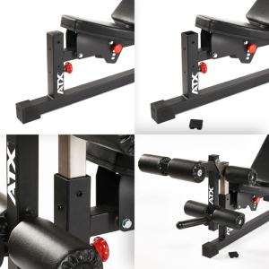 ATX® Multibank MBX-520 - Banco de entrenamiento multifunción - con tubo adaptador para accesorios
