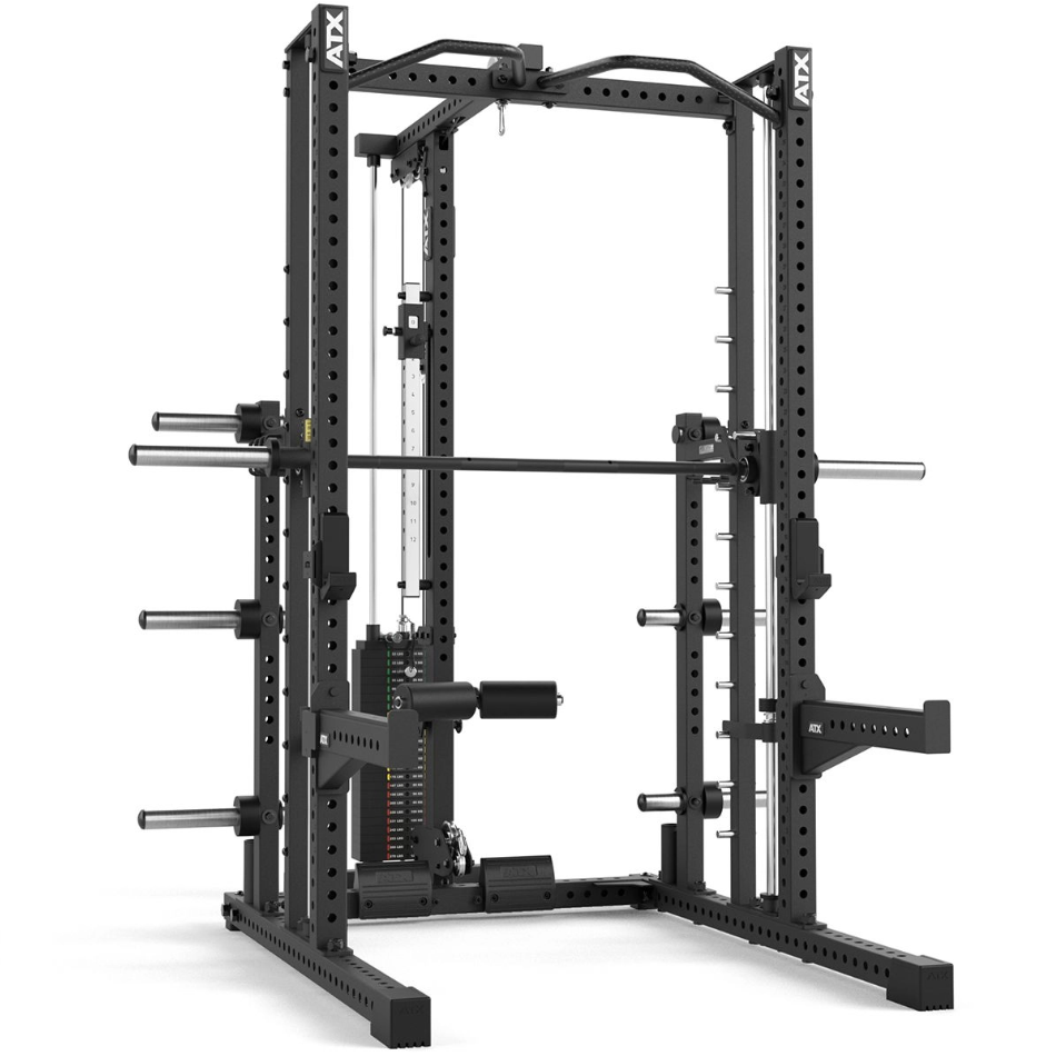 Estación completa ATX® - Multipower serie 780 con estación de poleas - carga con columna de pesos 125 kg