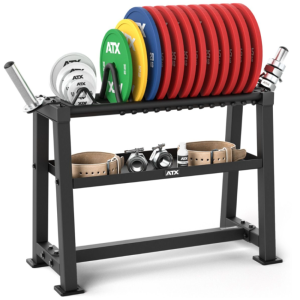 ATX® Soporte profesional para discos de pesas y accesorios