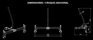 ATX® Deadlift Bar Jack, para cargar y descargar la barra de forma segura - con ruedas