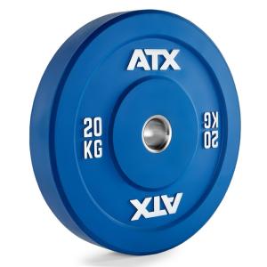 ATX® Discos de peso de caucho parachoques, 50mm, de colores