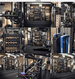 ATX® Multi Cable Rack MCR-780 - Estación completa - Multigimnasio THE WALL