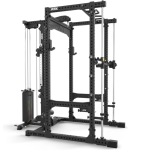 ATX® POWER RACK KPS-200 con estación de poleas PRO - columna de pesos + multipower