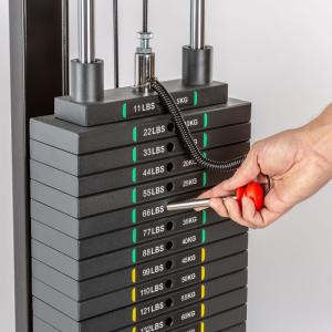 Perno de bloqueo magnético de 100mm x 10mm, para las columnas de peso